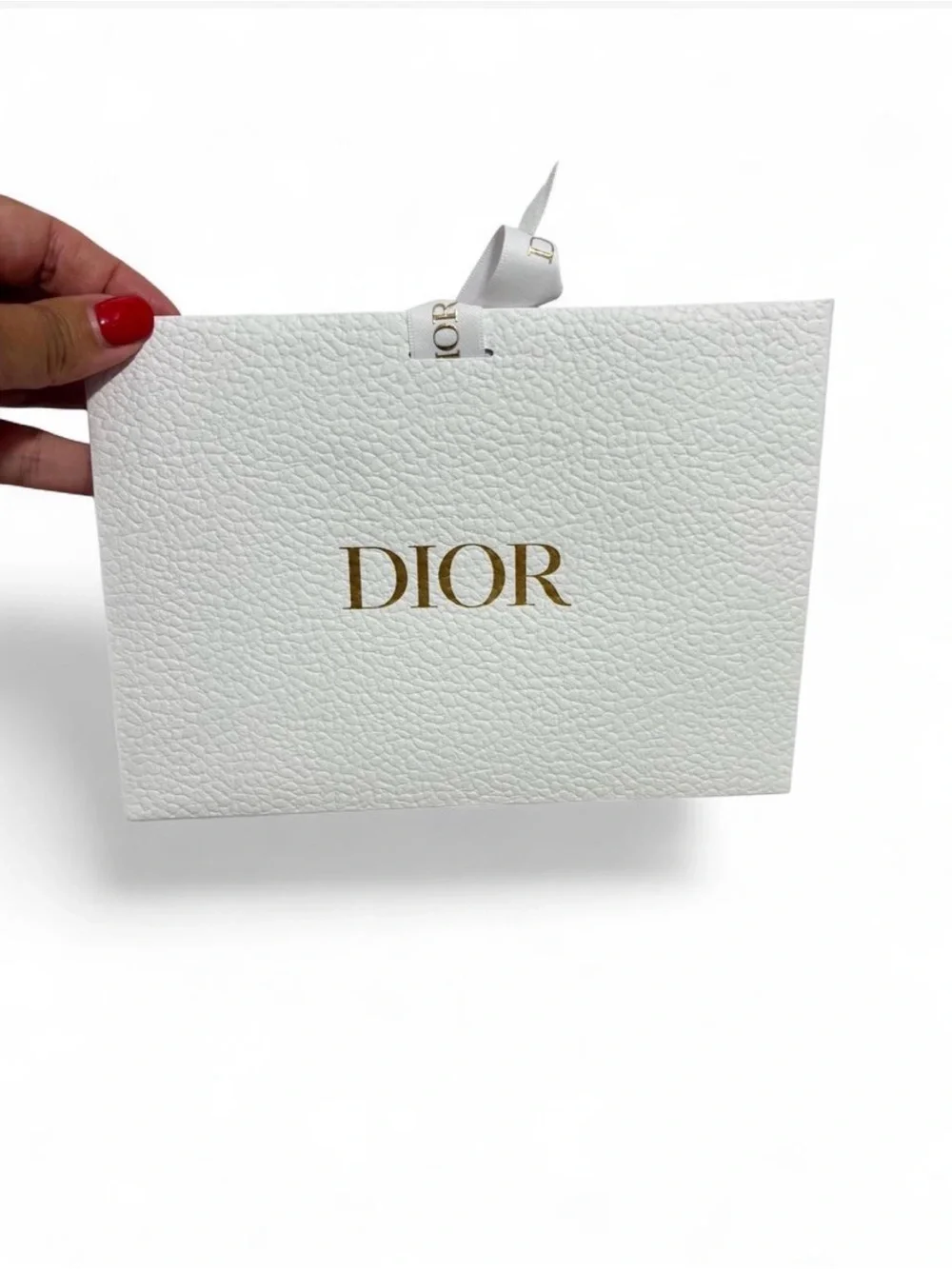 DIOR white paper gift bag